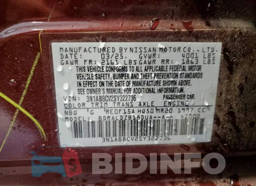 3N1AB8CV2SY322736 Photo# 12