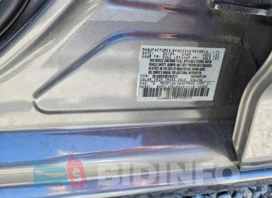 3N1AB8CV9RY342573 Photo# 12