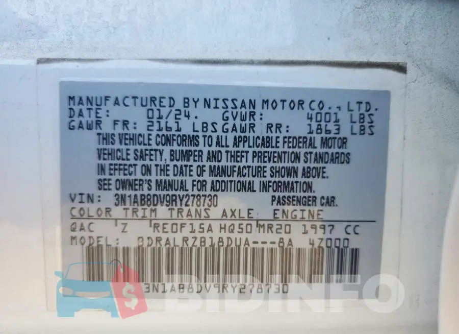 3N1AB8DV9RY278730 Photo# 12
