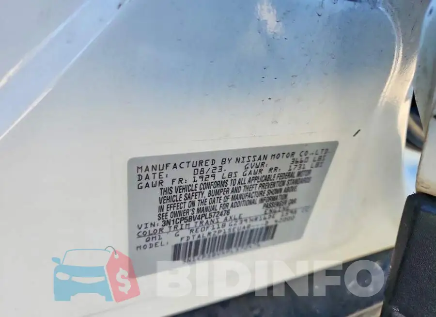 3N1CP5BV4PL572476 Photo# 13