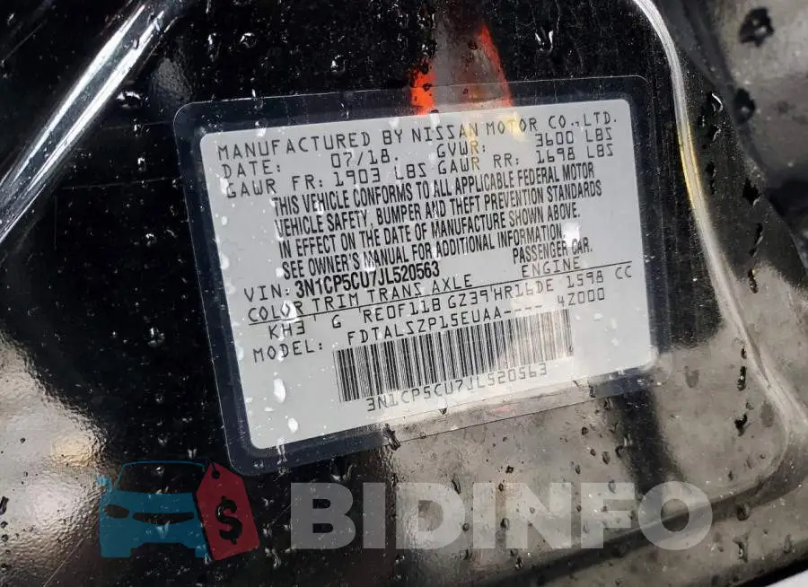 3N1CP5CU7JL520563 Photo# 13