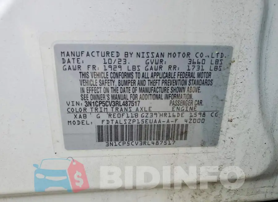 3N1CP5CV3RL487517 Photo# 13
