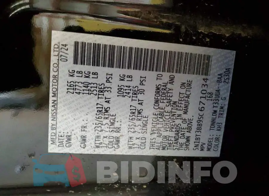 5N1BT3BB9SC671034 Photo# 14