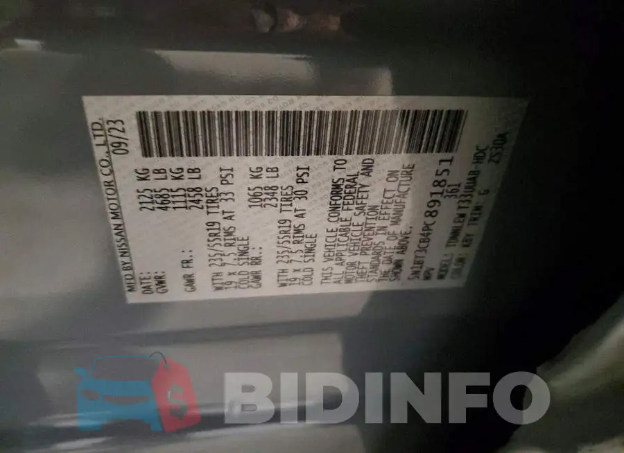 5N1BT3CB4PC891851 Photo# 13