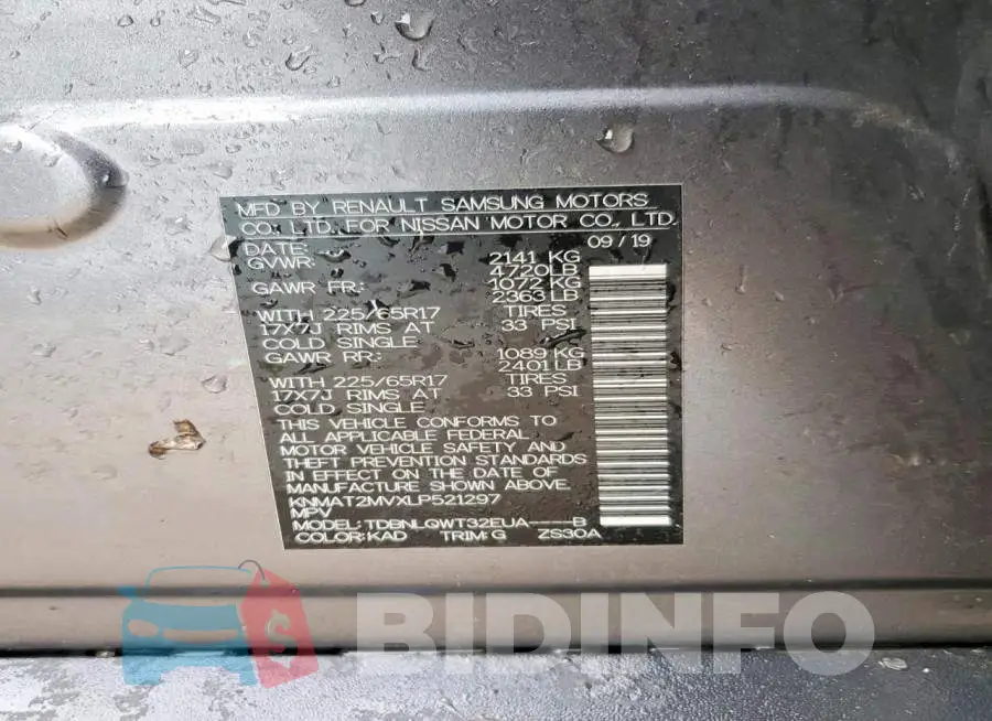 KNMAT2MVXLP521297 Photo# 12