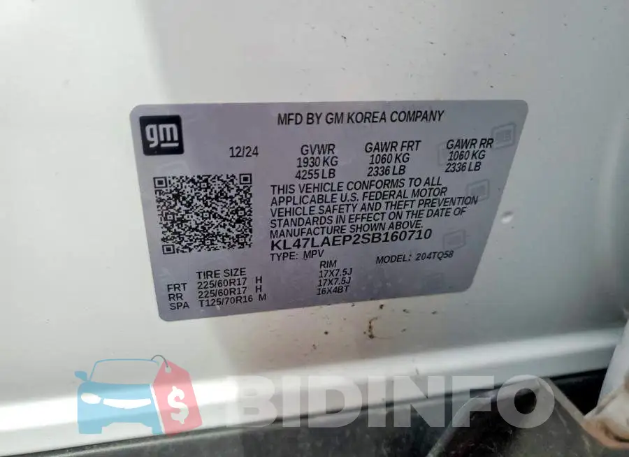 KL47LAEP2SB160710 Photo# 12