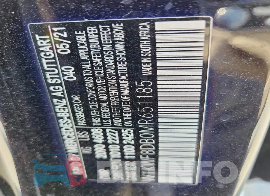 W1KWF8DB0MR651185 Photo# 12