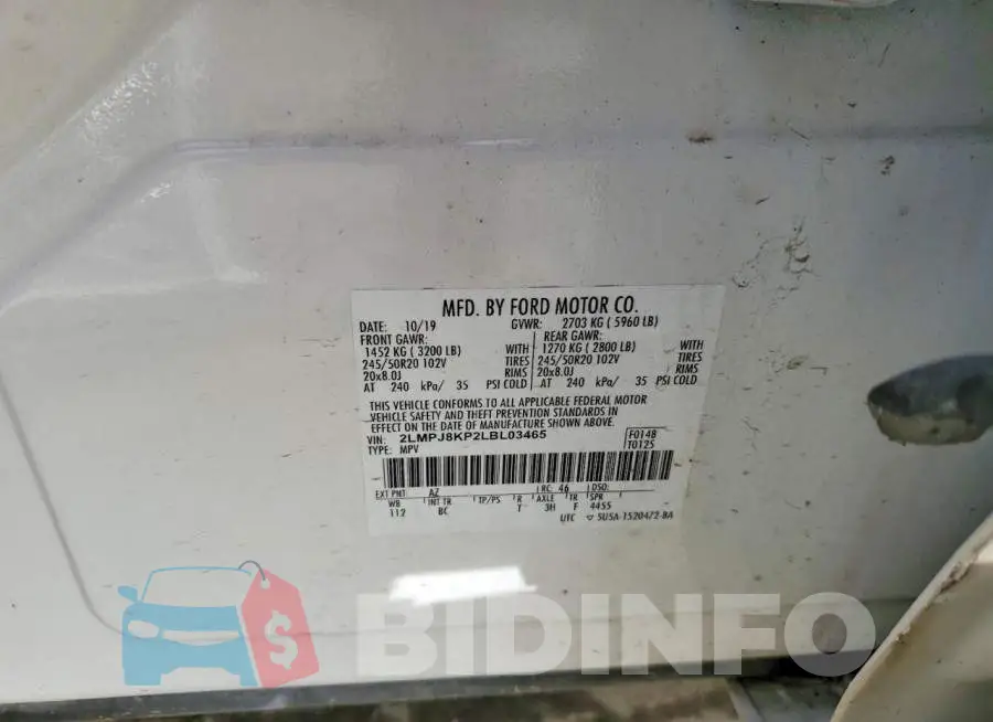 2LMPJ8KP2LBL03465 Photo# 14