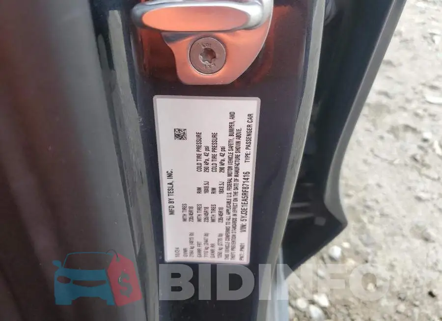 5YJ3E1EA5RF871416 Photo# 12