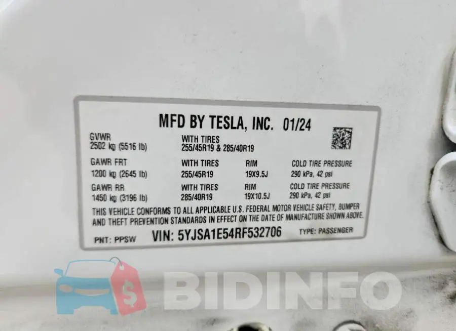 5YJSA1E54RF532706 Photo# 13