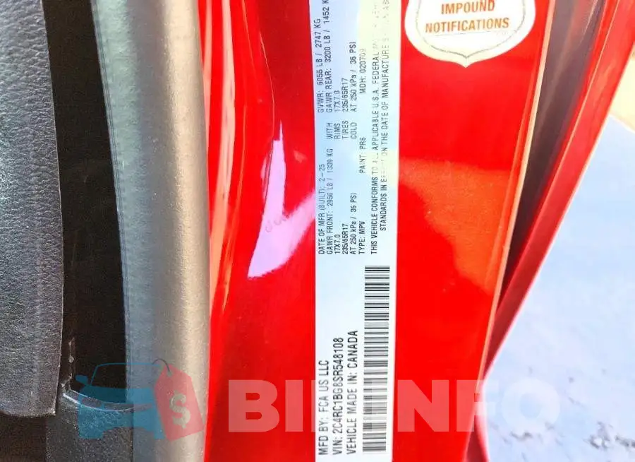 2C4RC1BG8SR548108 Photo# 14