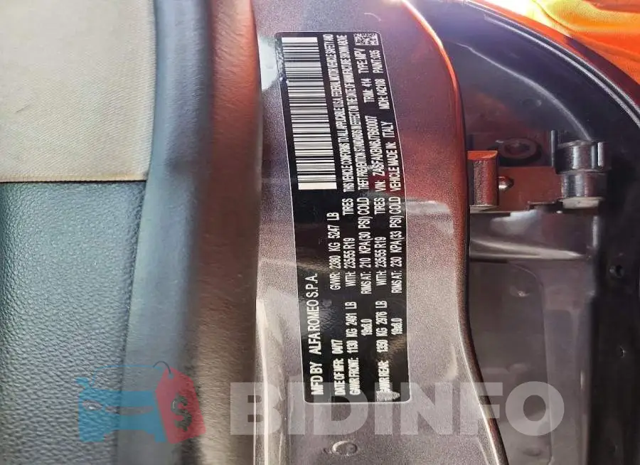 ZASFAKBN6J7B60007 Photo# 12