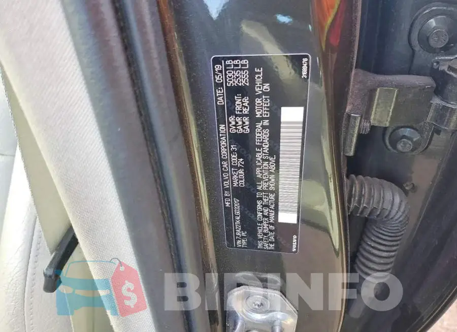 7JRA22TK4LG032017 Photo# 12