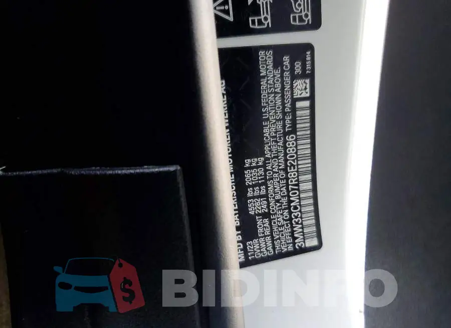 3MW33CM07R8E20886 Photo# 12