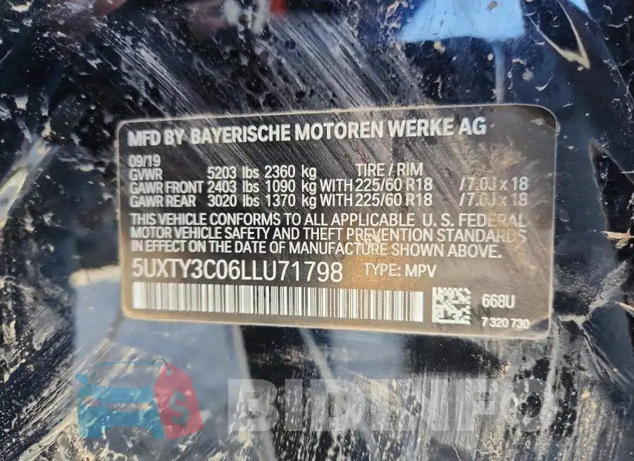 5UXTY3C06LLU71798 Photo# 13