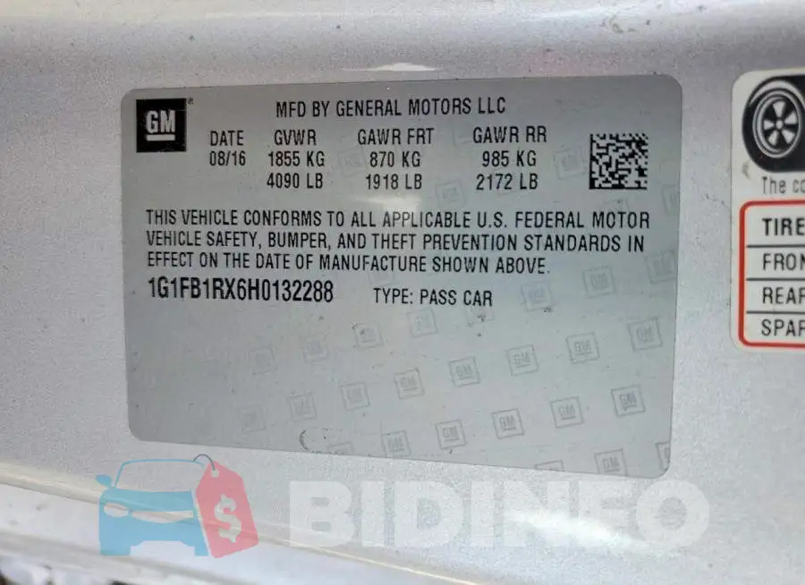 1G1FB1RX6H0132288 Photo# 12