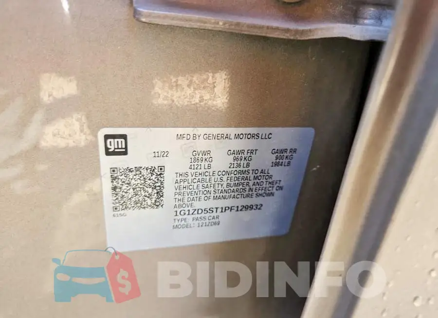 1G1ZD5ST1PF129932 Photo# 12