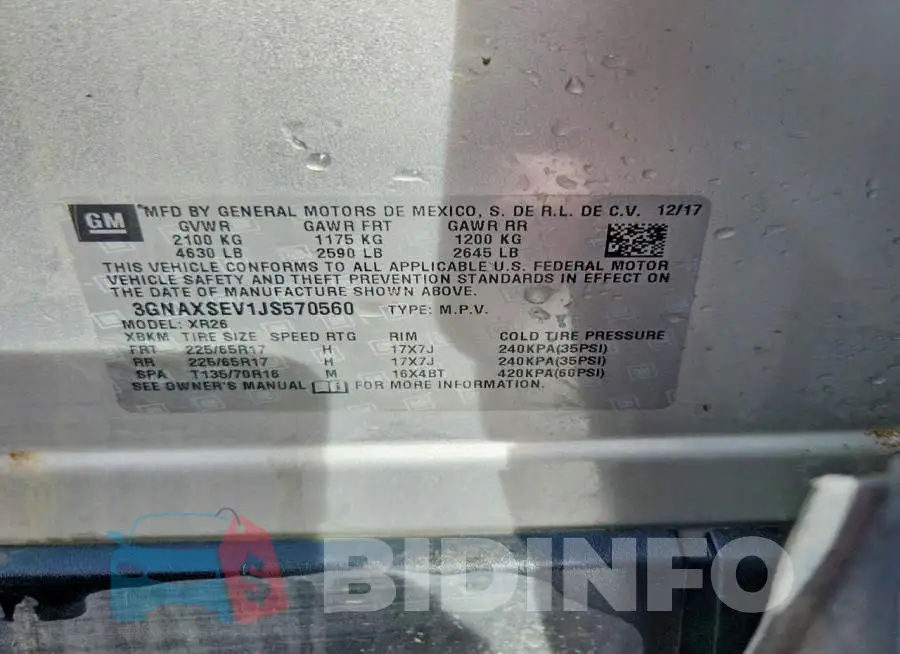 3GNAXSEV1JS570560 Photo# 13