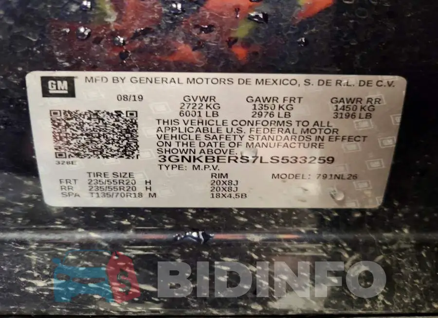 3GNKBERS7LS533259 Photo# 13