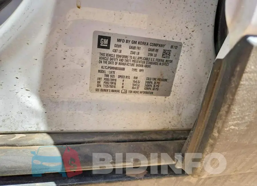 KL7CJPSM9NB556688 Photo# 12