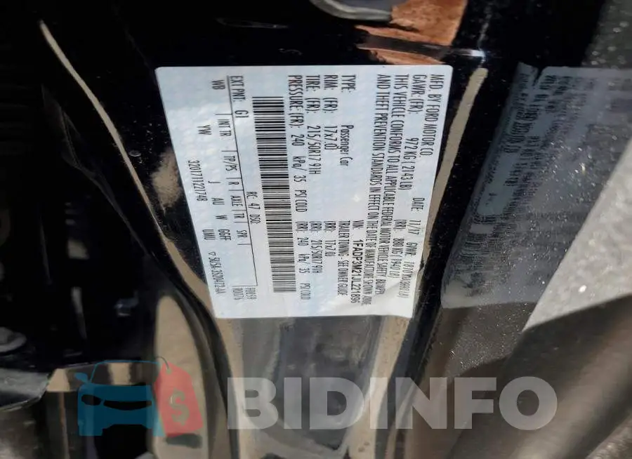 1FADP3M21JL221896 Photo# 12