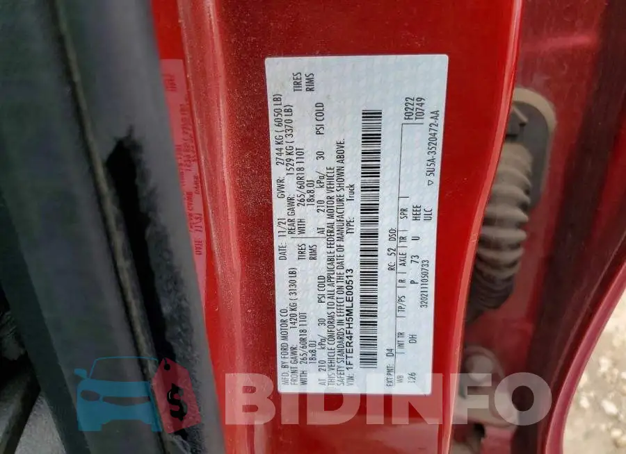 1FTER4FH5MLE00513 Photo# 12