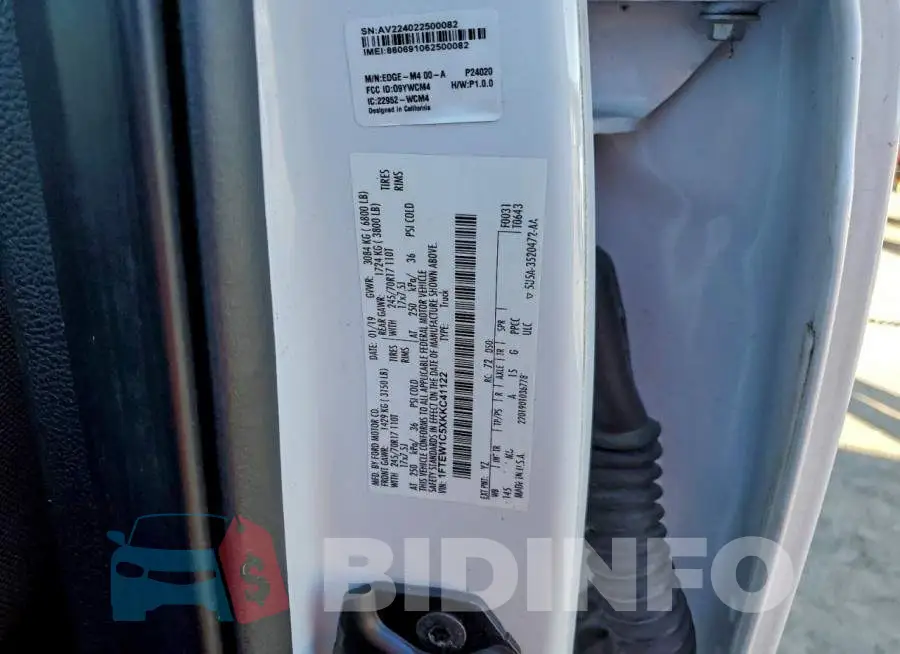 1FTEW1C5XKKC41122 Photo# 12