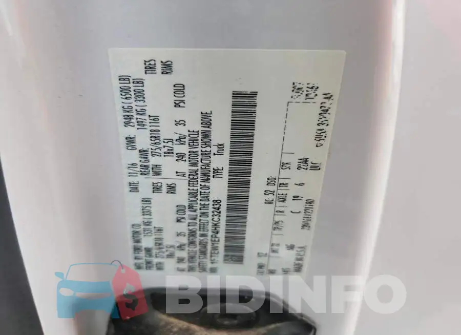 1FTEW1EP4HKC32438 Photo# 12