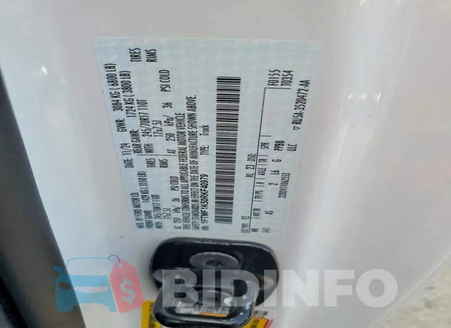 1FTMF1K50RKF40979 Photo# 13