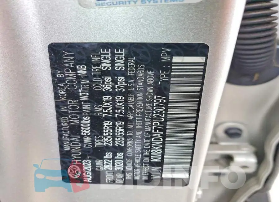 KM8KNDAF7PU230797 Photo# 12