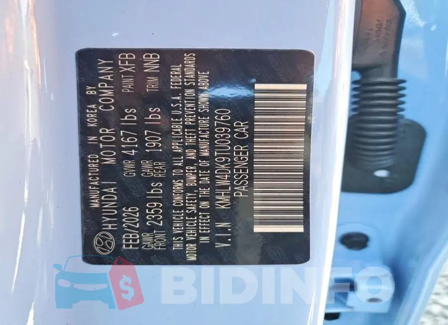 KMHLW4DK9TU039760 Photo# 12