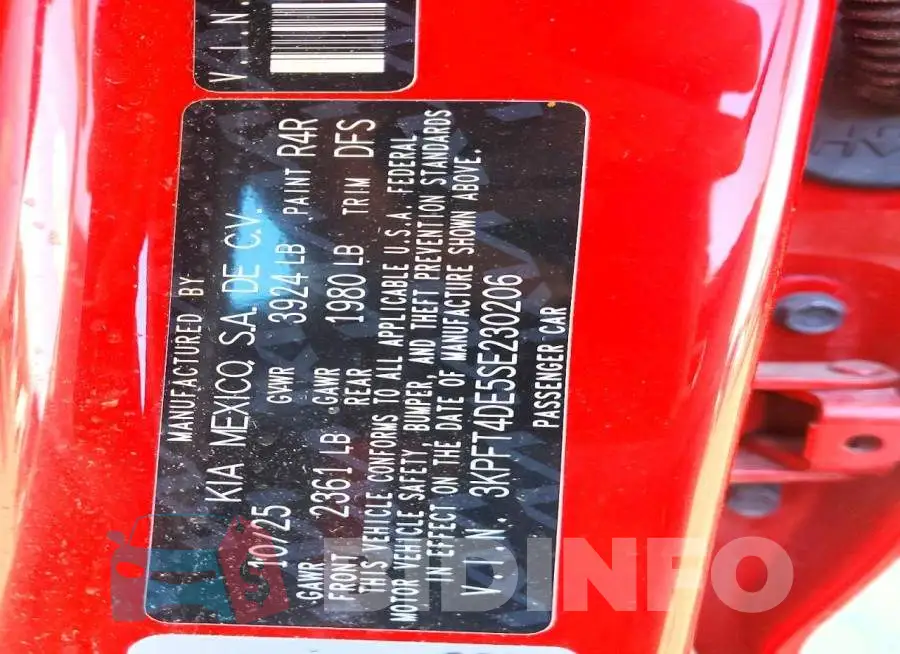 3KPFT4DE5SE230206 Photo# 13