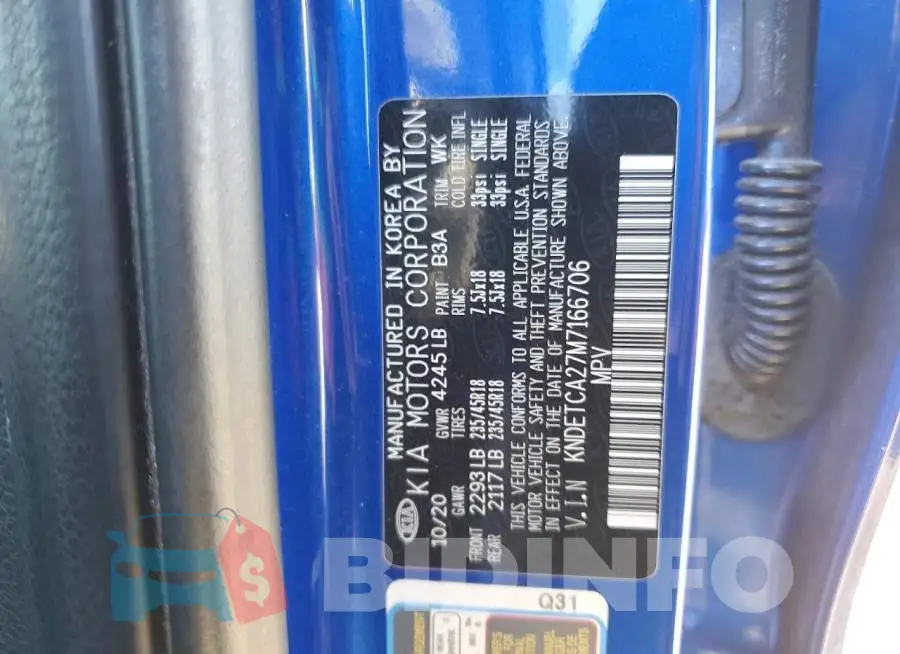 KNDETCA27M7166706 Photo# 13