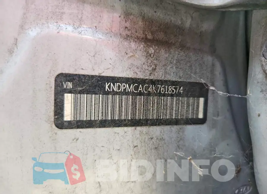 KNDPMCAC4K7618574 Photo# 14