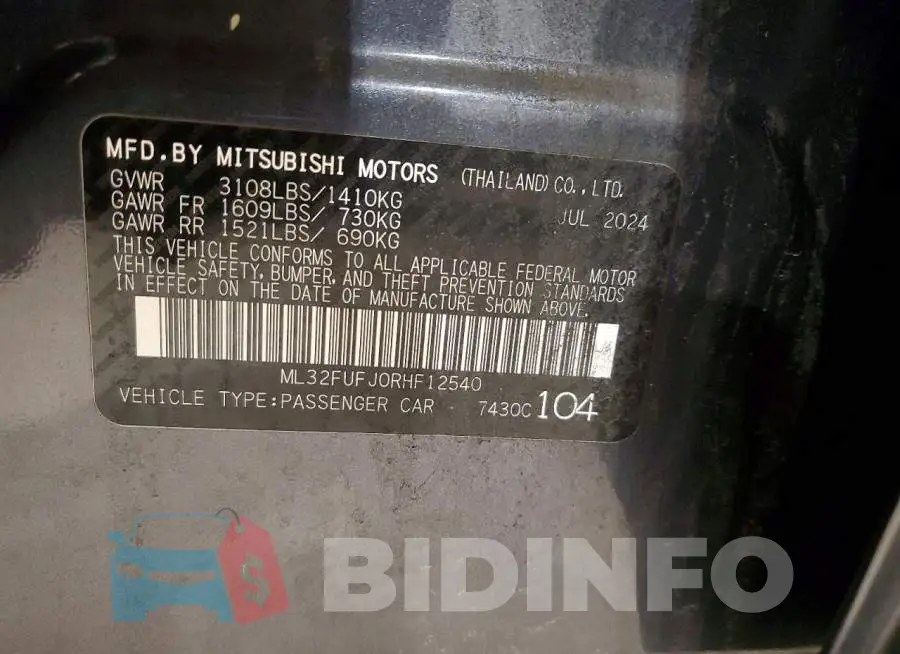 ML32FUFJ0RHF12540 Photo# 12