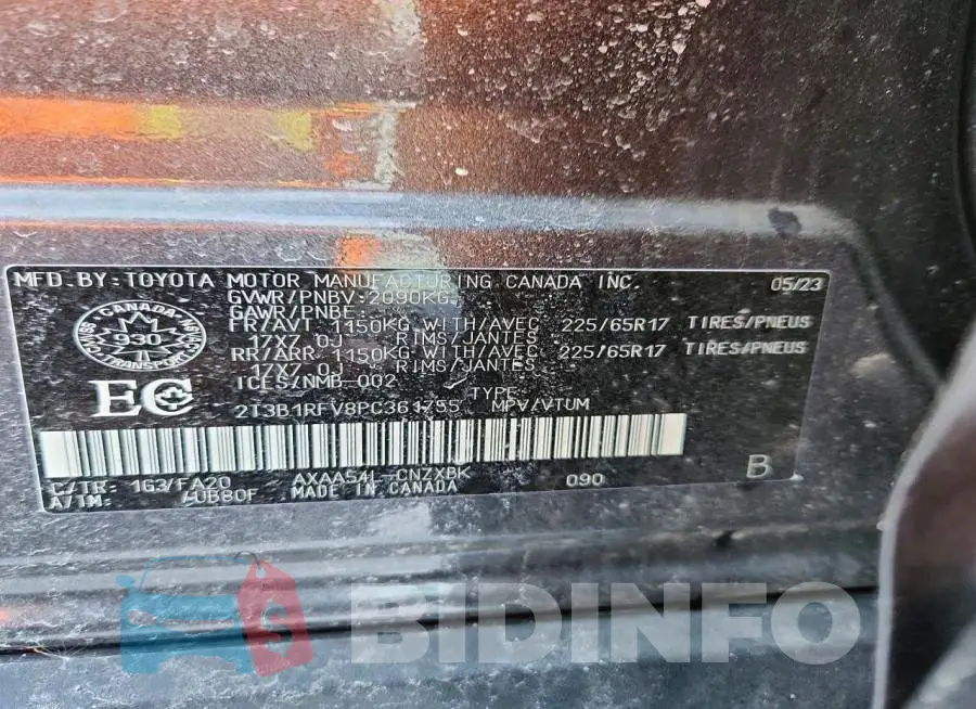 2T3B1RFV8PC361755 Photo# 14