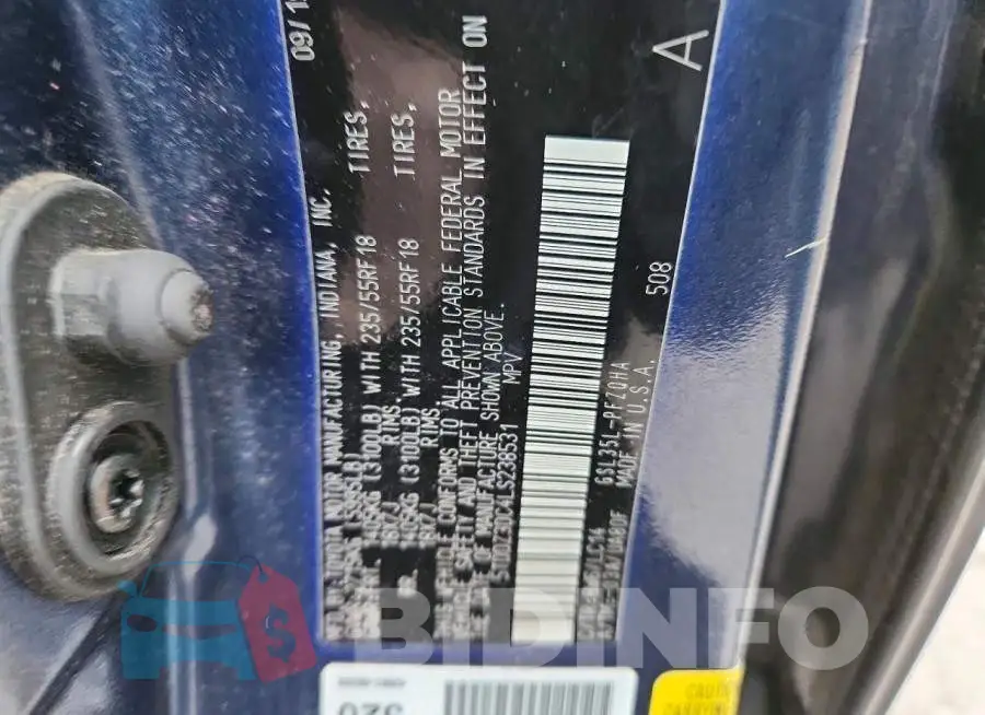 5TDDZ3DC4LS238531 Photo# 13