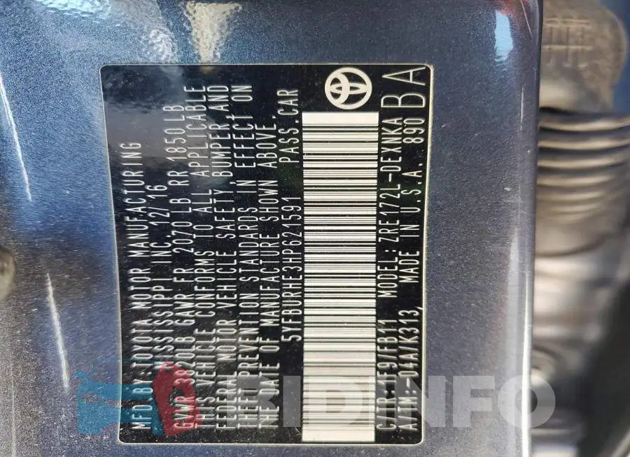 5YFBURHE3HP621591 Photo# 12