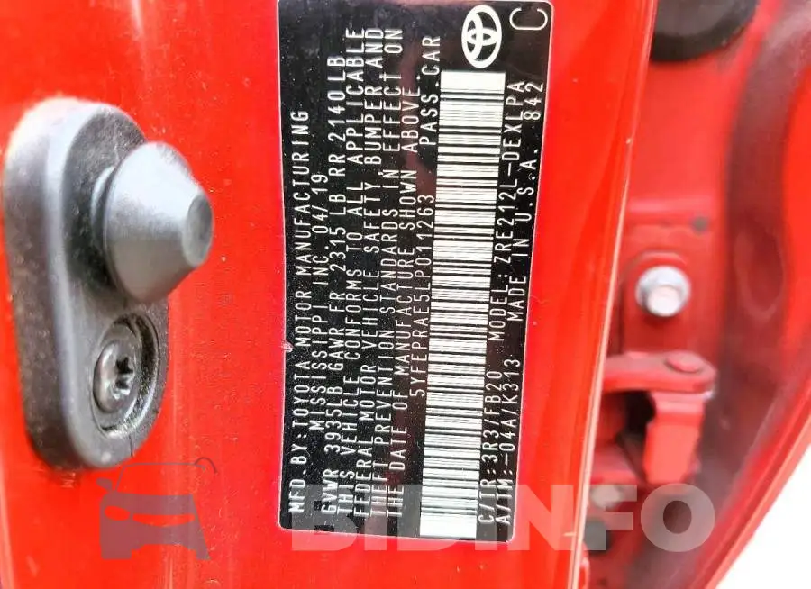 5YFEPRAE5LP011263 Photo# 12