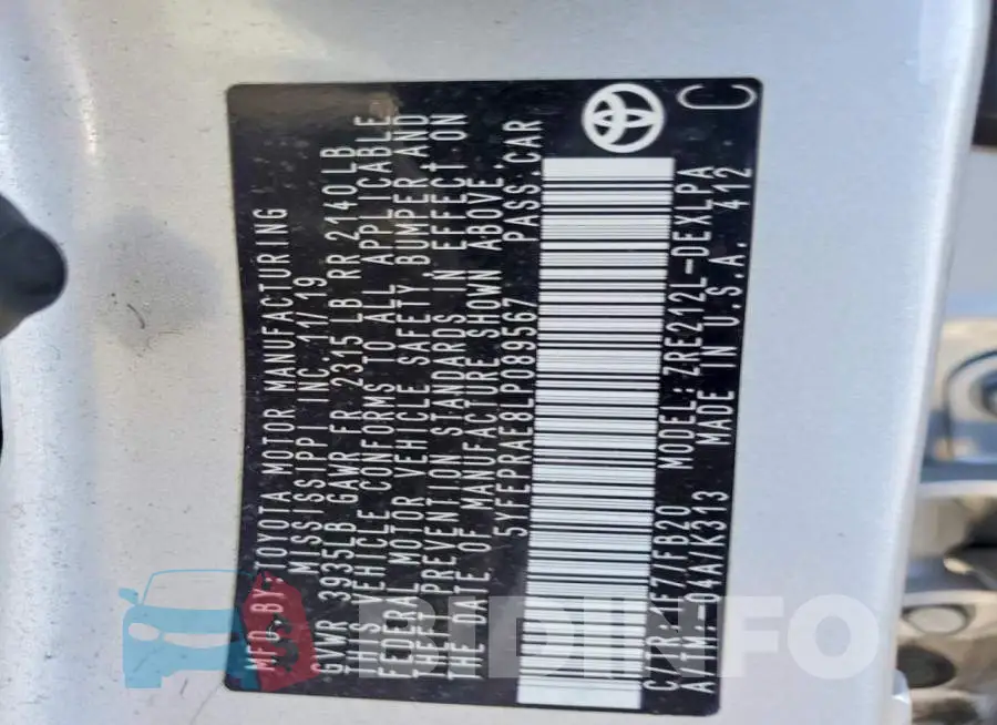 5YFEPRAE8LP089567 Photo# 12