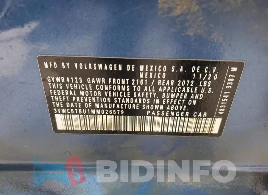 3VWC57BU1MM026579 Photo# 12