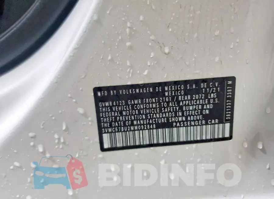 3VWC57BU2MM092848 Photo# 12