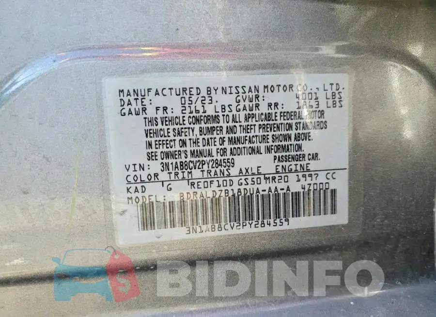 3N1AB8CV2PY284559 Photo# 12