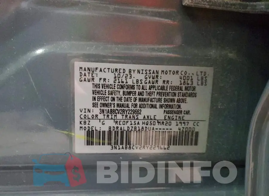 3N1AB8CV2RY229662 Photo# 12
