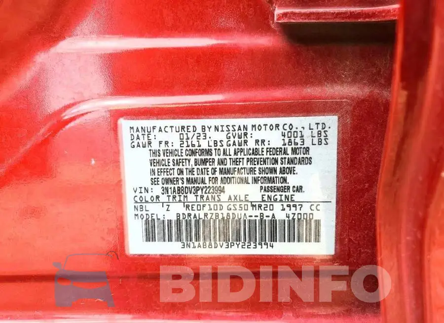 3N1AB8DV3PY223994 Photo# 13