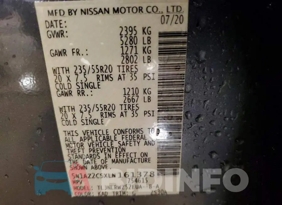 5N1AZ2CSXLN161378 Photo# 14