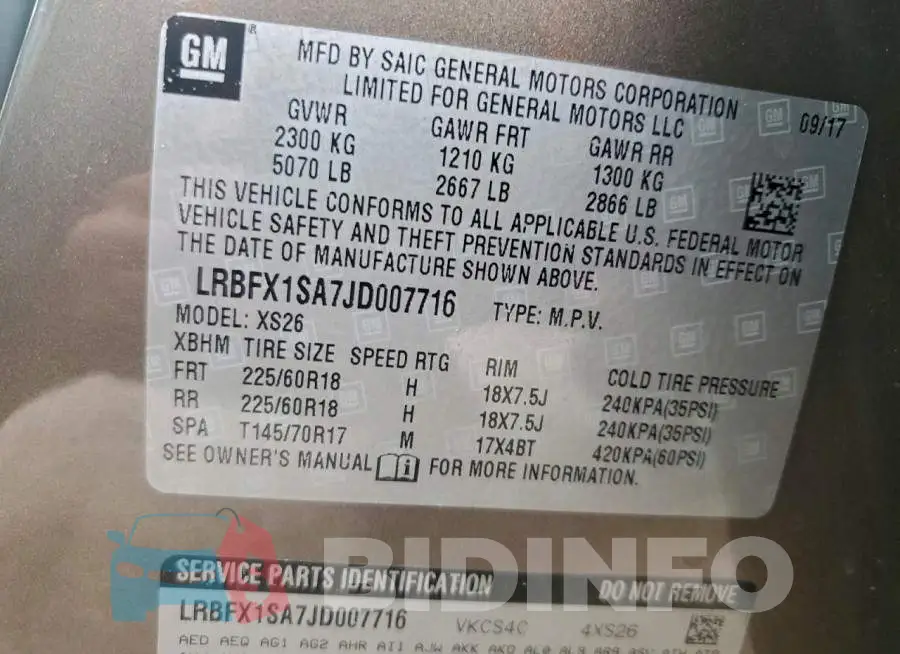 LRBFX1SA7JD007716 Photo# 14