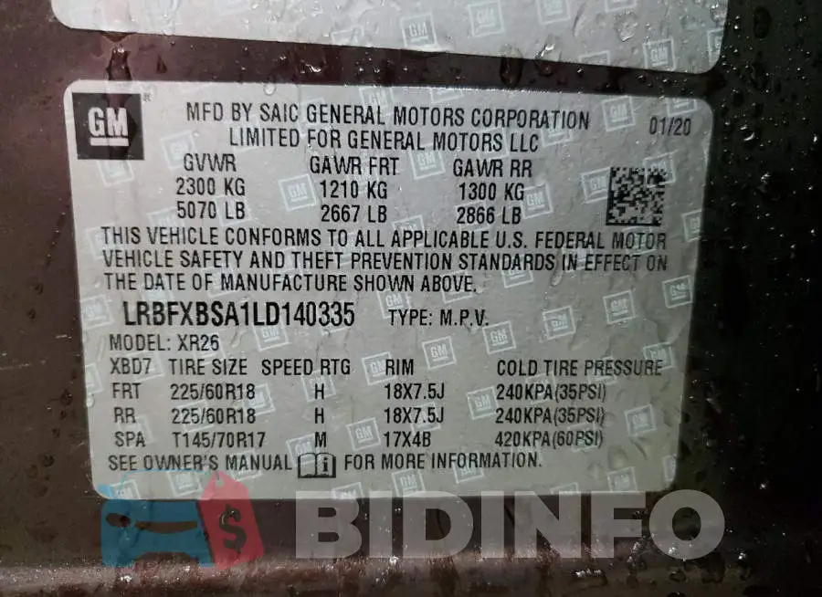 LRBFXBSA1LD140335 Photo# 12