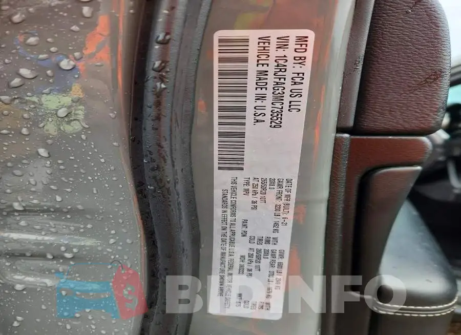 1C4RJFAG3MC735529 Photo# 13