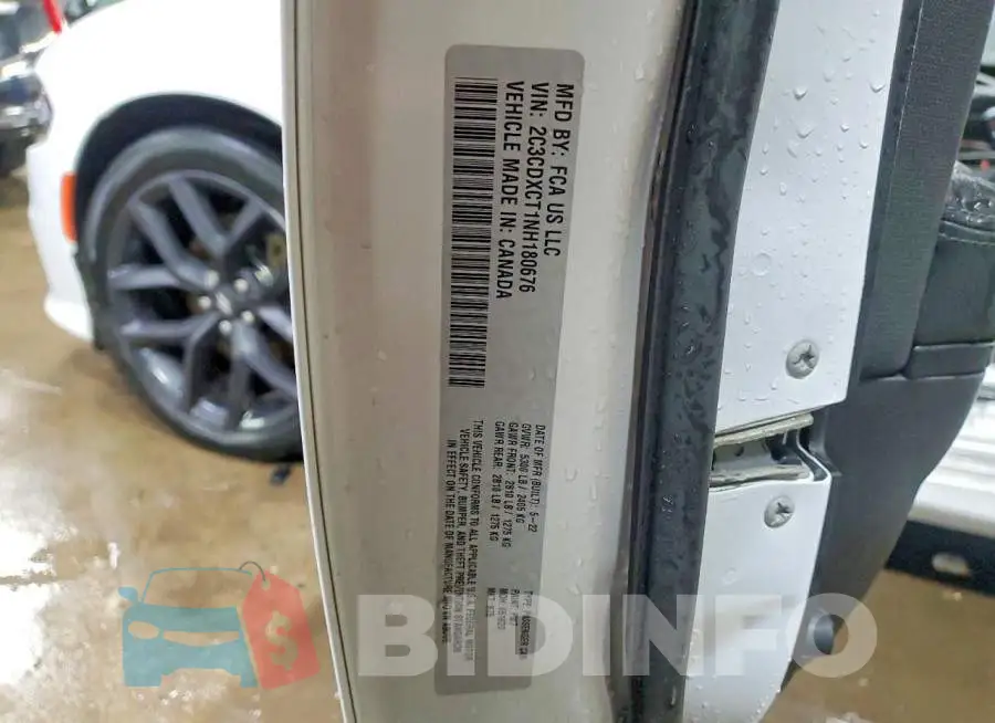 2C3CDXCT1NH180676 Photo# 12